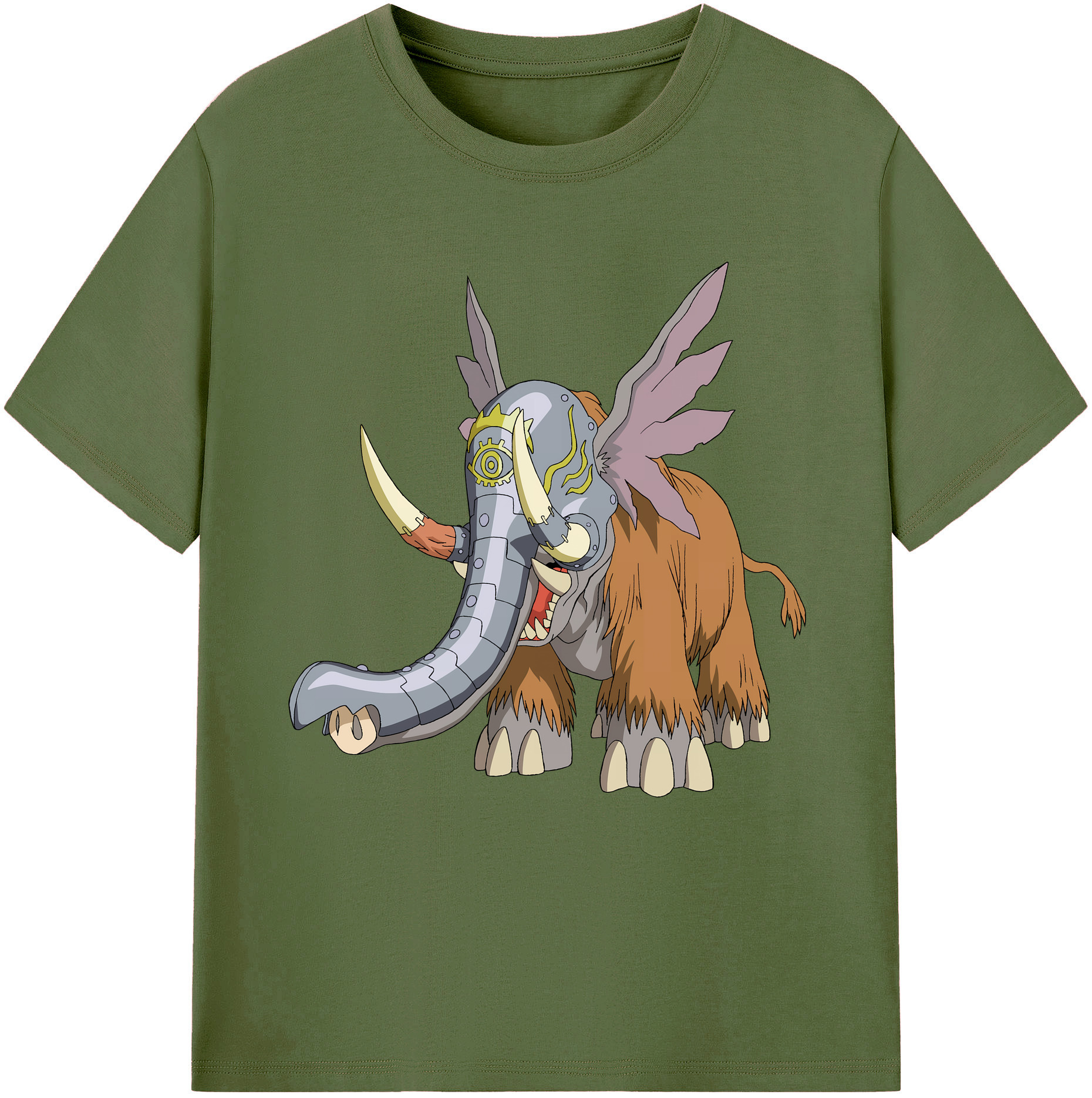 （画像用） Digimon デジタルモンスター/デジモン 綿100％半袖Tシャツ（フロントプリント）
